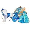 Lean Toys Lėlė su Karieta ir Arklio Komplektu
