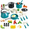 Lean Toys Virtuvės rinkinys turkio spalvos 33 vnt.