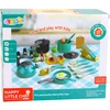 Lean Toys Virtuvės rinkinys turkio spalvos 33 vnt.