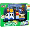 Lean Toys Policijos rinkinys (mėlyna ir balta)