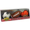 Lean Toys Minkštas sportinių kamuoliukų rinkinys 3in1