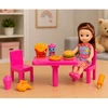 Lean Toys Lėlė su greito maisto rinkiniu 11 cm