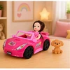 Lean Toys Mini lėlė su kabrioletu rožinė