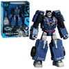 Lean Toys Transformuojamas robotas 2 viename su judančiomis dalimis, įvairių spalvų, 12 × 8 × 3 cm