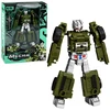 Lean Toys Transformuojamas robotas 2 viename su judančiomis dalimis, įvairių spalvų, 12 × 8 × 3 cm