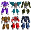 Lean Toys Transformuojamas robotas 2 viename su judančiomis dalimis, įvairių spalvų, 12 × 8 × 3 cm