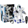 Lean Toys Interaktyvus nuotoliniu būdu valdomas robotas K4 su šokių funkcija