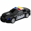 Lean Toys Policijos automobilis su šviesos ir garso efektais, juodas, 16,5 × 7 × 5 cm
