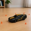 Lean Toys Nuotoliniu būdu valdomas automobilis 4WD, 1:43, juodas, 12 × 5 × 3,5 cm