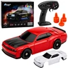 Lean Toys RC driftinis automobilis 4WD, 1:43, raudonas, 12 × 5 × 3,5 cm