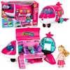 Lean Toys Sulankstomas keleivinis lėktuvas rožinis