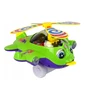 Lean Toys Lėktuvo stūmiklis su rankena, žalias