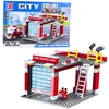 Lean Toys Gaisrinės konstruktorius 203-210 vnt.