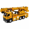 Lean Toys Žaislinis kranas su metaline kabina ir šviesos bei garso efektais, 1:12