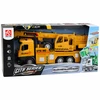 Lean Toys Žaislinis kranas su metaline kabina ir šviesos bei garso efektais, 1:12