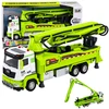 Lean Toys Žaislinis autocisternos modelis su šviesos ir garso efektais, 1:40