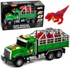 Lean Toys Žaislinis dinozaurų transporteris su šviesos ir garso efektais, žalias, 36 × 16,5 × 11,5 cm