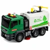 Lean Toys Žaislinė gatvių šlavimo mašina su vandens purškimo funkcija, 1:14