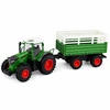 Lean Toys RC traktorius su priekaba 1:24