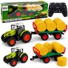 Lean Toys RC traktorius su priekaba 1:24