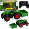 Lean Toys RC traktorius 1:24 su dėžine priekaba