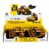 Lean Toys Ratinis krautuvas 1:43 geltonas ir juodas