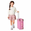 Lean Toys Veterinaro lagaminėlis su ištraukiama rankena ir ratukais, baltas, 31,5 × 24,5 × 13,5 cm