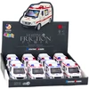 Wóz Policijos automobilis arba greitoji su šviesomis ir garsais, 14x8x7 cm