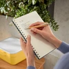 Sąsiuvinis Leitz Cosy, B5, Soft Touch viršelis, su spirale šone, linijomis, aksominės pilkos spalvos