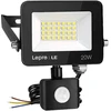 LEPRO 340013-DW-EU 20W 2000 lm 5000 K IP65 LED Floodlight with Motion Sensor