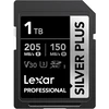 SDXC atminties kortelė - Lexar Professional Sidabrinis PLUS SDXC 1TB 205MB/s skaitymas, 150MB/s rašymas