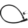 Mega Linka 550 mm PVC plieno lynas, spyna su raktu, dengtas plastiku.