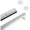 Listwa Oem Aliuminio juostelė plakatui kabinti CLIP 2x70cm + siurbtukas 45mm x2vnt su kabliuku