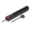 Listwa Apsaugos juostelė viršįtampiams 6xz/u 1.5m juoda PSF4-601-2