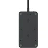 Listwa przepięciowa, 4 gniazda 2p+su oraz gniazdami usb a, usb c, 2m, schuko ; kel