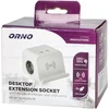 Orno Listwa Stalinis maitinimo lizdas su USB įkrovikliu, varžtiniu tvirtinimo spaustuku ir 1,4 m laidu, 2x2P+Z (Schuko), 4xUSB, baltas