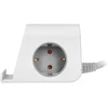 Orno Listwa Stalinis maitinimo lizdas su USB įkrovikliu, varžtiniu tvirtinimo spaustuku ir 1,4 m laidu, 2x2P+Z (Schuko), 4xUSB, baltas