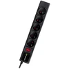 TRACER PowerGear 3,0 m Juodas 5 lizdų maitinimo juostelė