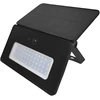 LUNERA LED 20 W, saulės energija varomas prožektorius su PIR judesio jutikliu, 1100 lm, CCT, IP54, 3600 mAh, juodas