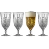 Lyngby Glas - krištolinės Melodia alaus taurės - 40 cl - 4 vnt. rinkinys