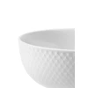 Lyngby Porcelæn - Rhombe Baltas Bowl - Ø15,5 cm