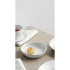 Lyngby Porcelæn - Rhombe Baltas desertinė lėkštė 16 cm