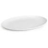 Lyngby Porcelæn - Rhombe baltas ovalus serviravimo indas - 42x32 cm
