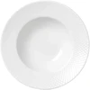 Lyngby Porcelæn - Rhombe baltos sriubos lėkštė - Ø24,5 cm