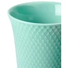 Lyngby Porcelæn - Rhombe spalvos vaza - H15 cm - Aqua