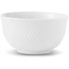 Lyngby Porcelæn – Rombo baltas serviravimo indas – Ø17,5 cm