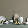 Lyngby Porcelæn – Rombo baltas serviravimo indas – Ø17,5 cm