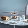 ​Lyngby Porcelæn – rombo baltas serviravimo padėklas 35x26,5 cm​