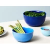 Lyngby Porcelæn - Rombo spalvos dubuo - Ø13 cm - Tamsiai mėlyna