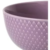 Lyngby Porcelæn – Rombo spalvos dubuo – Ø15,5 cm – Violetinė